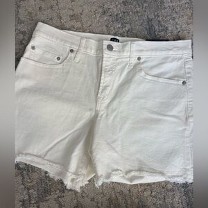 GAP White Denim Shorts
